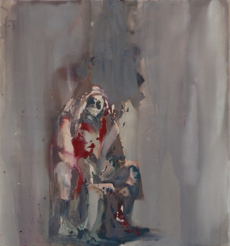 Orakel, Eitempera auf Leinwand, 150 x 140 cm, 2011