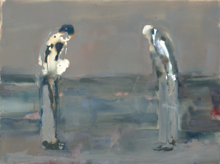 Verneigung, Eitempera auf Leinwand, 150 x 200 cm, 2011